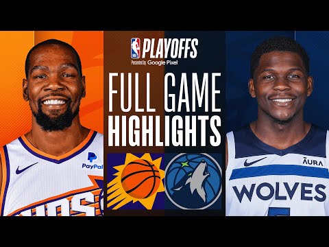 #6 SUNS at #3 TIMBERWOLVES | FULL GAME 1 HIGHLIGHTS | April 20, 2024