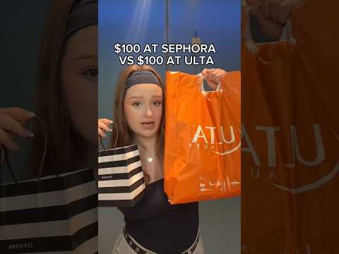 $100 AT SEPHORA VS $100 AT ULTA 🛍️😳