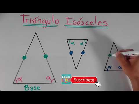🔺Característica de un triángulo isósceles