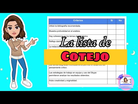 ✅ La lista de Cotejo 📝 ¿Cómo hacer una? | Concepto y Características