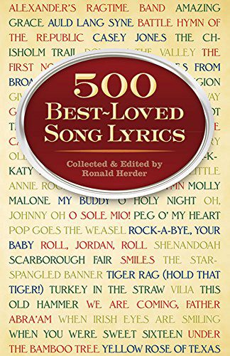 Exploring 5 Oliver Anthony Richmond Song Lyrics 5 Best Loved Song Lyrics (Dover Song Collections)