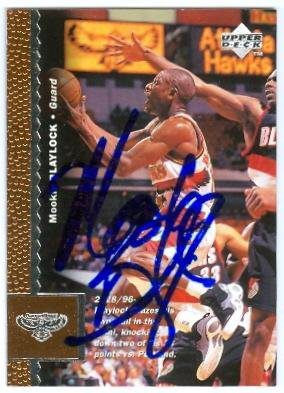 Mookie Blaylock'S 8 Most Daring Nba Plays 3 Mookie Blaylock Autographed Basketball Card (Atlanta Hawks) Upper Deck # Autographed Basketball Cards