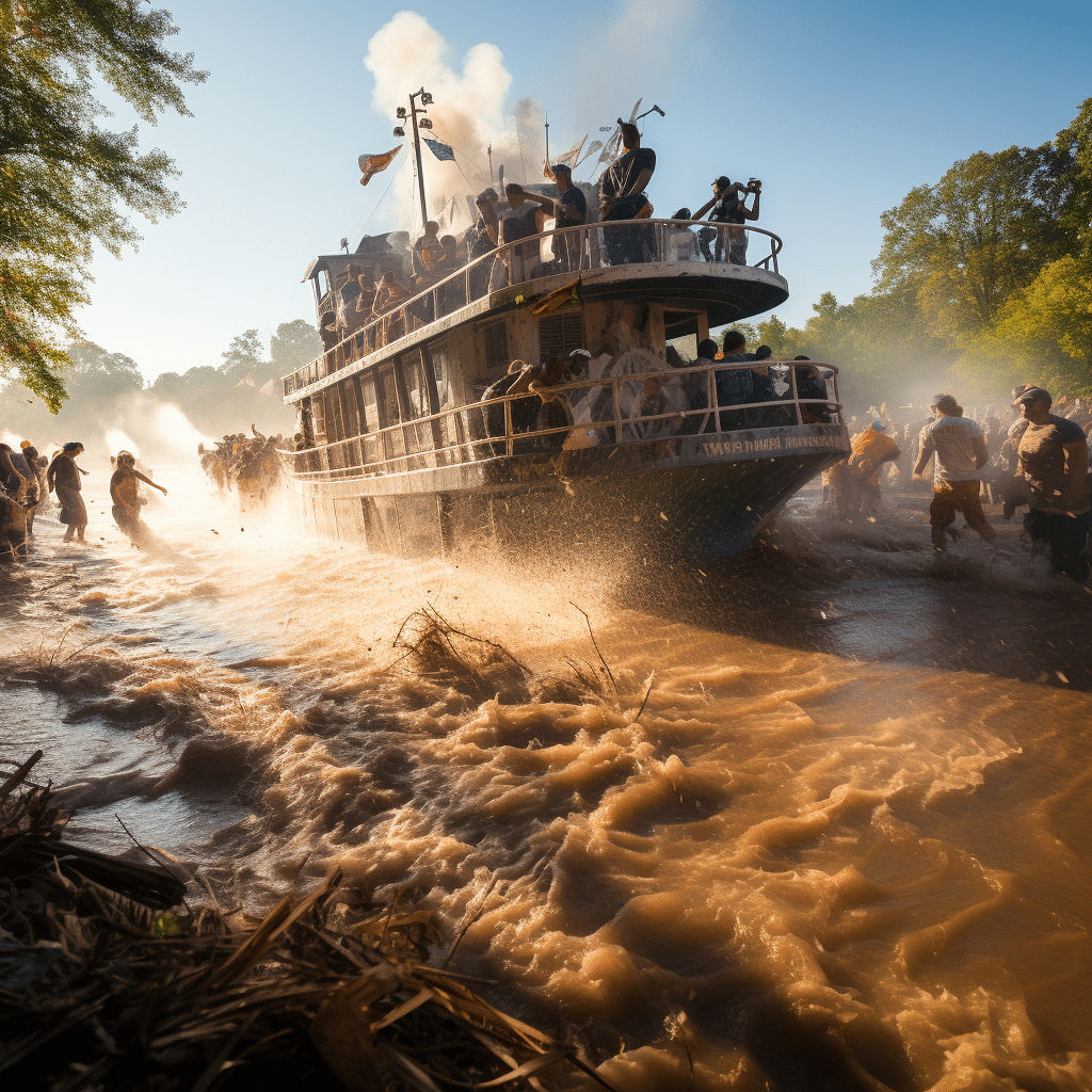 alabama riverboat brawl