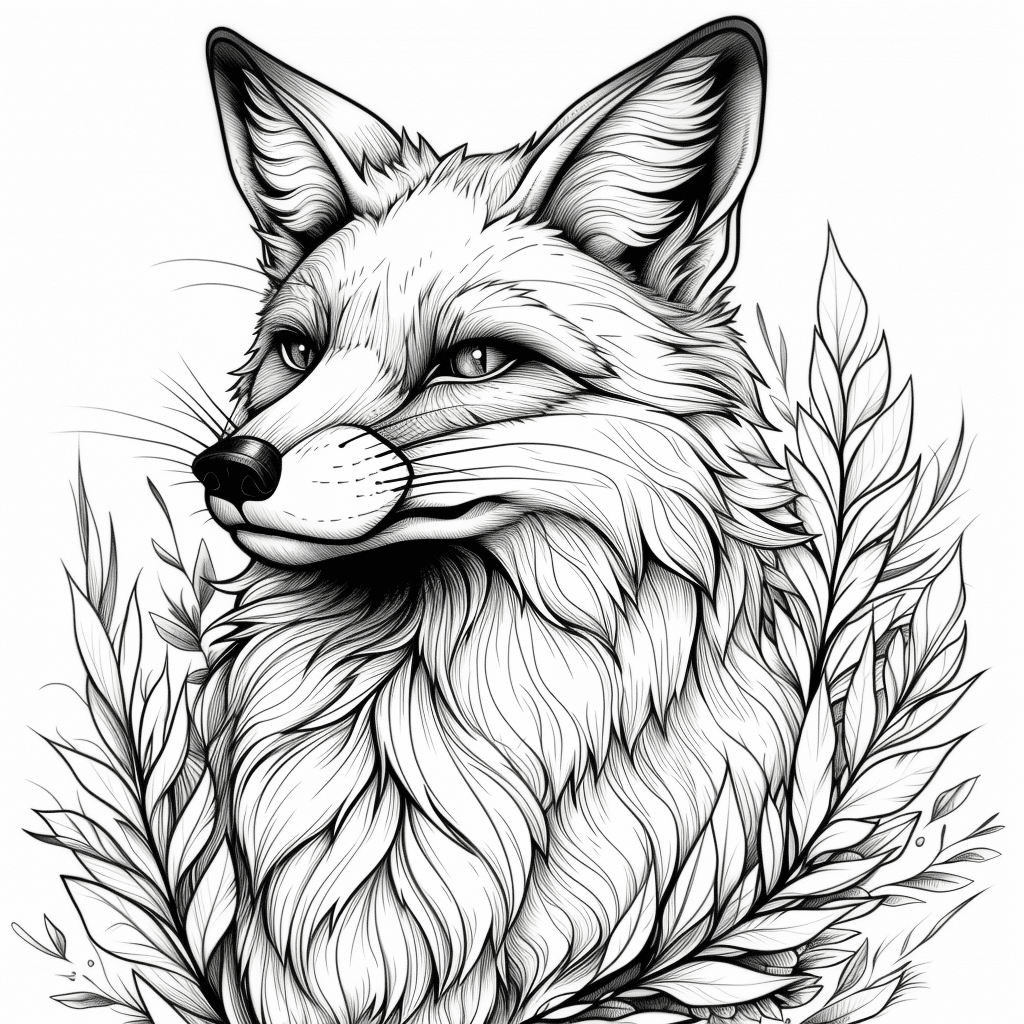 5 Best Fox Coloring Pages For Kids 4 Image 21576