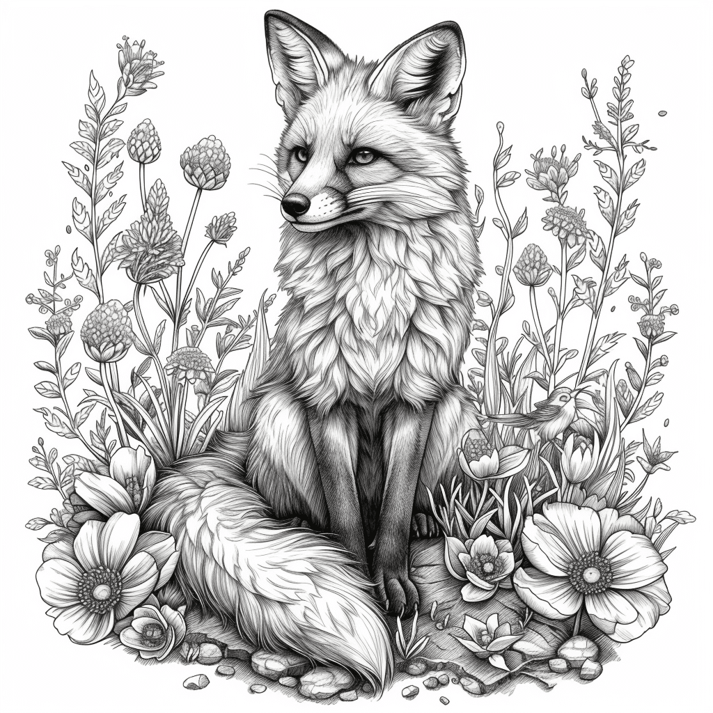 5 Best Fox Coloring Pages For Kids 6 Image 21577