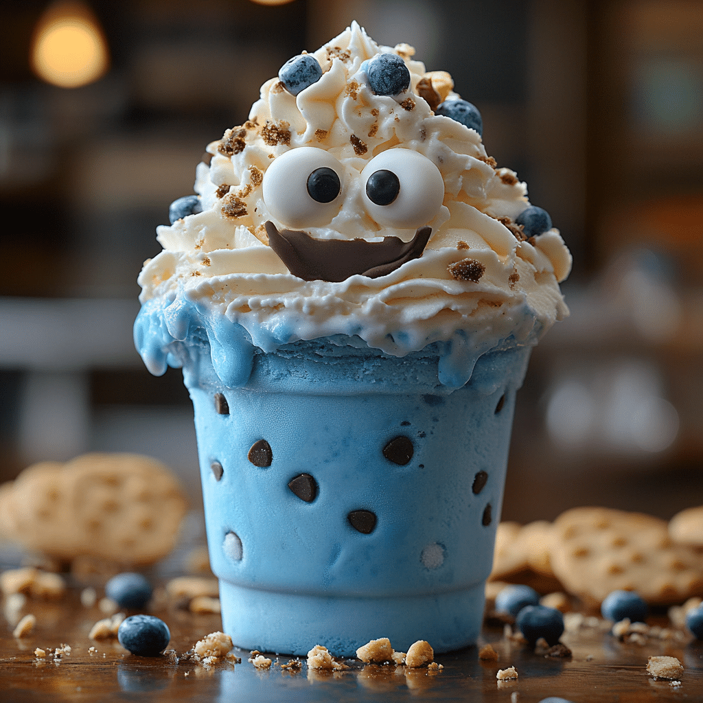 Cookie Monster Ice Cream Is A Sweet Blue Delight 2 Image 36951