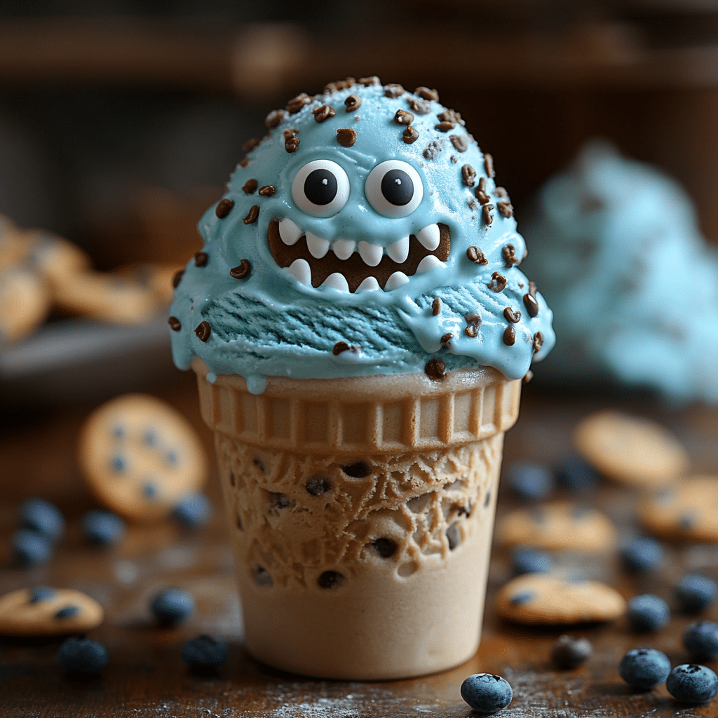 Cookie Monster Ice Cream Is A Sweet Blue Delight 1 Image 36950