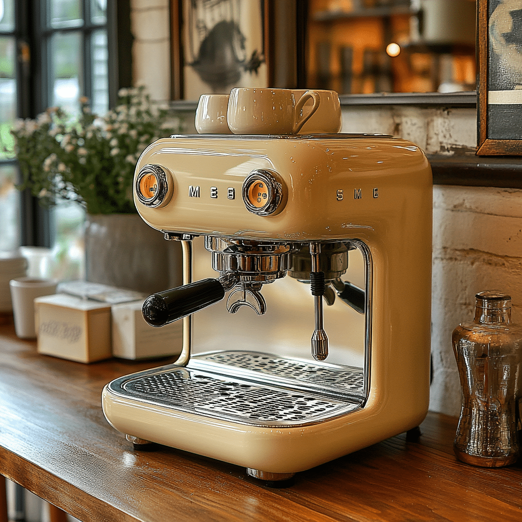 Smeg Espresso Machine Offers Luxurious Coffee Creations At Home 3 Image 35506