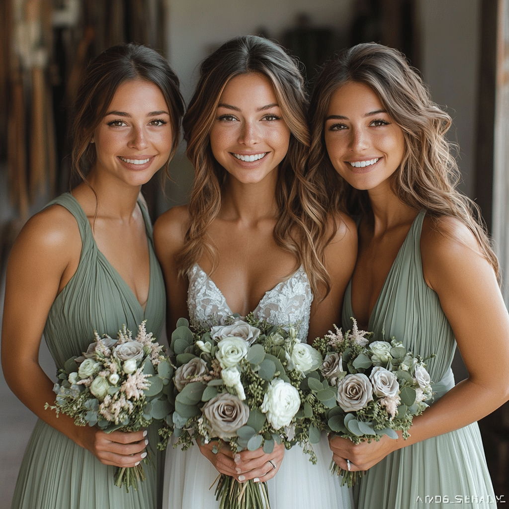 Sage Green Bridesmaid Dresses Bring Timeless Elegance 1 Image 38710