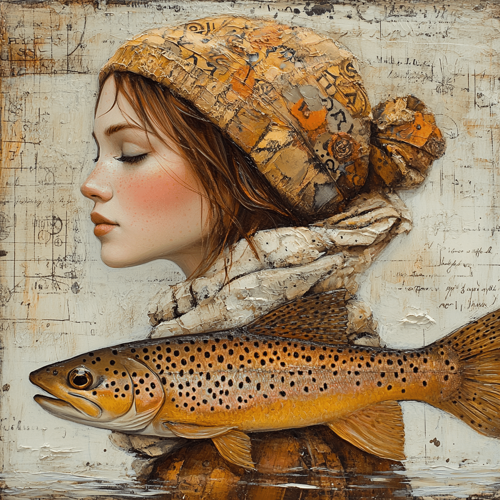 Brown Trout Fish Woman Inspires With Epic Fishing Tales 3 Image 43640
