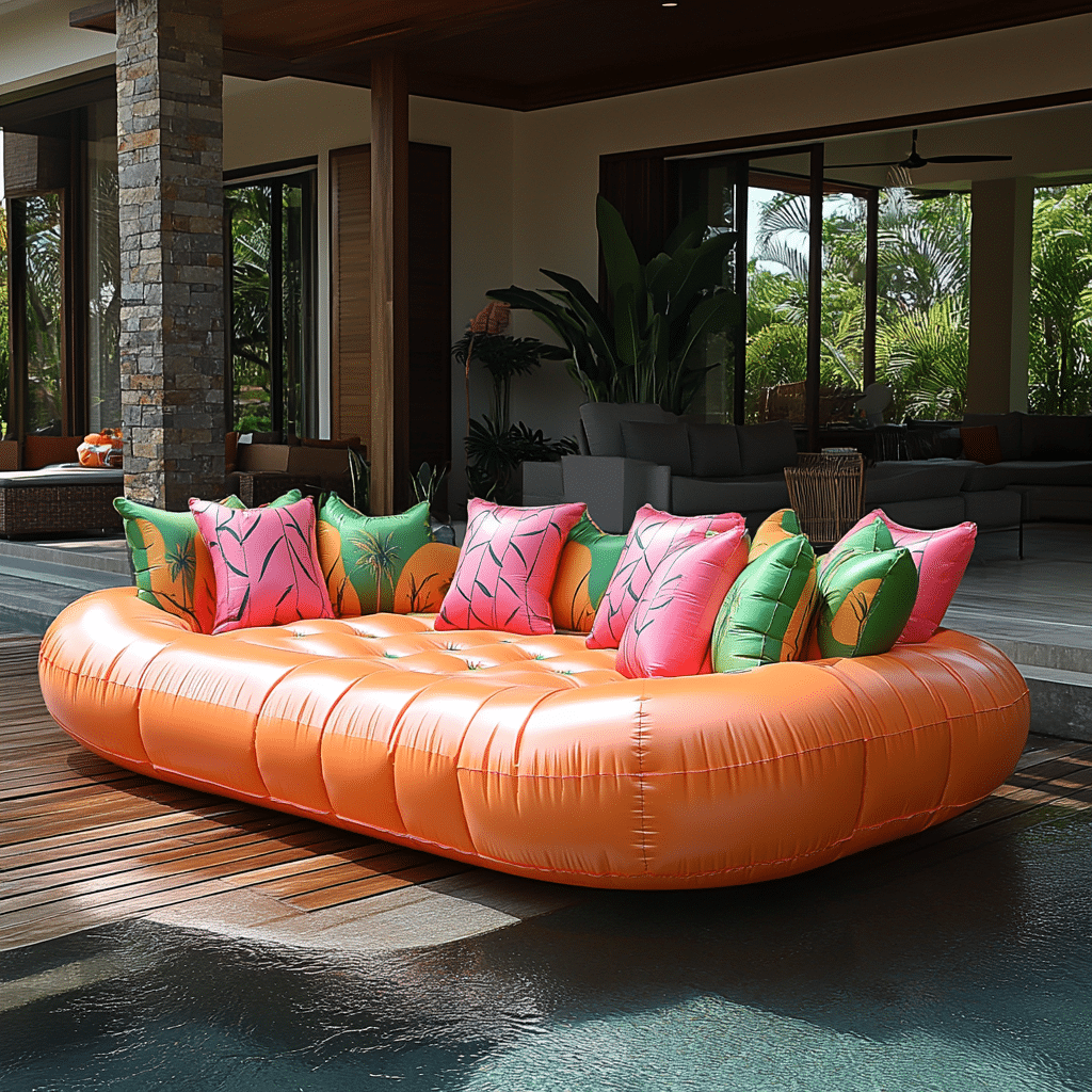 Inflatable Pool Bar Makes Poolside Fun And Exciting 1 Image 40625