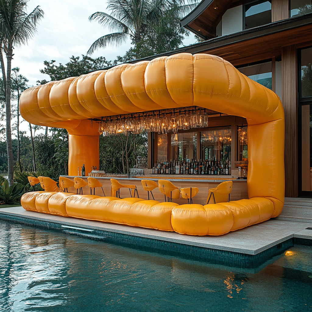 Inflatable Pool Bar Makes Poolside Fun And Exciting 2 Image 40626
