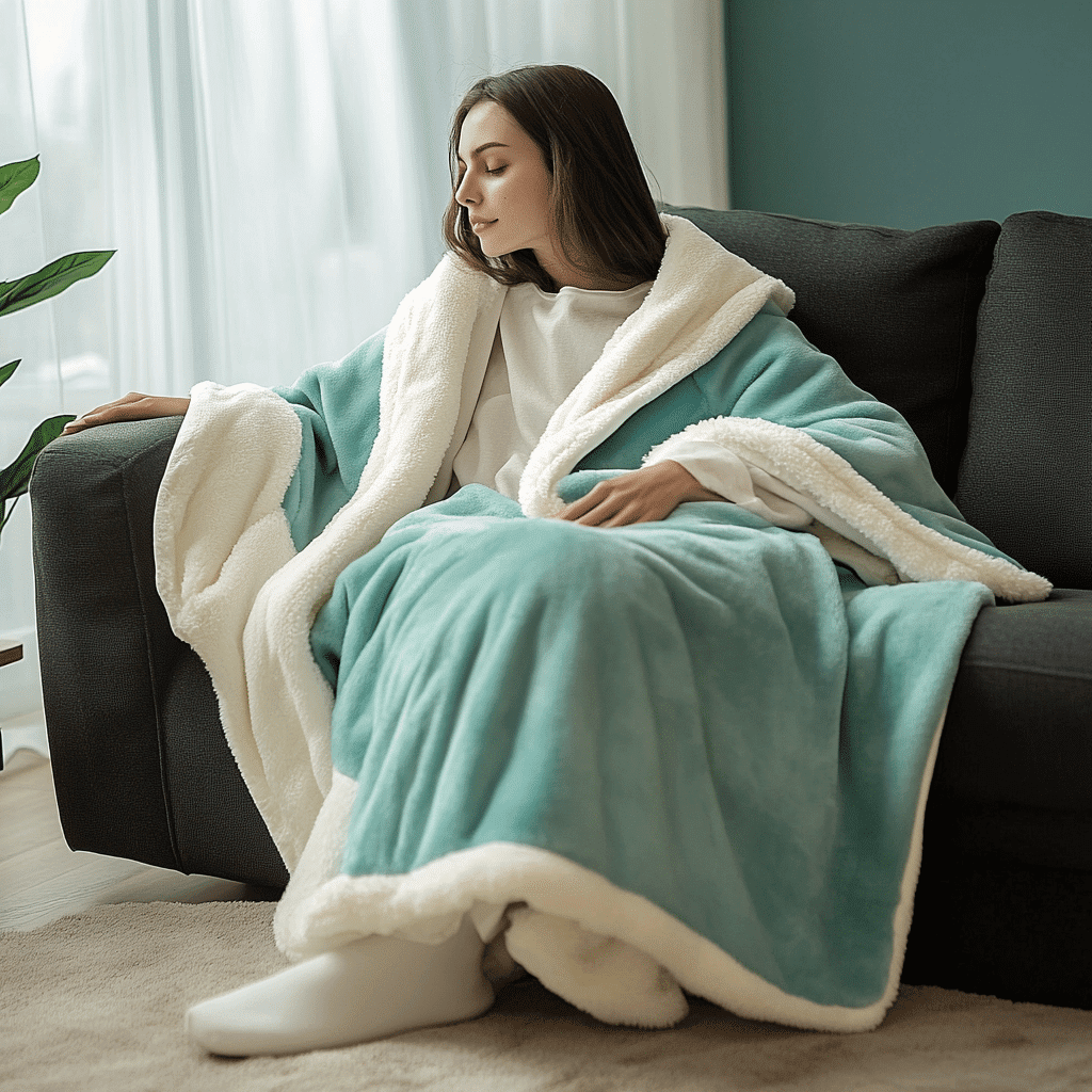 Wearable Blanket Revolutionizing Cozy Comfort At Home 1 Image 50741