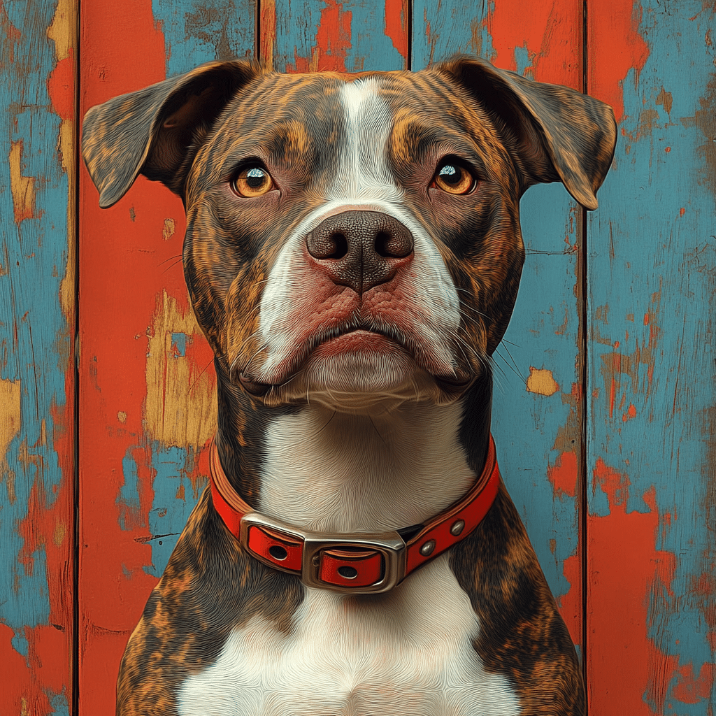 Brindle Pitbull A Stunning Blend Of Strength And Loyalty 3 Image 47650