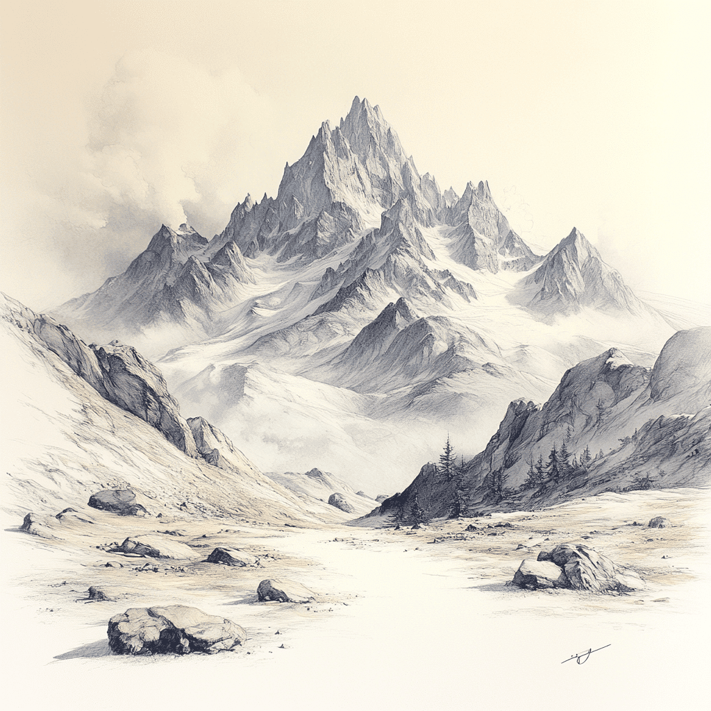 Mountain Drawing Techniques For Stunning Nature Art 2 Image 45952