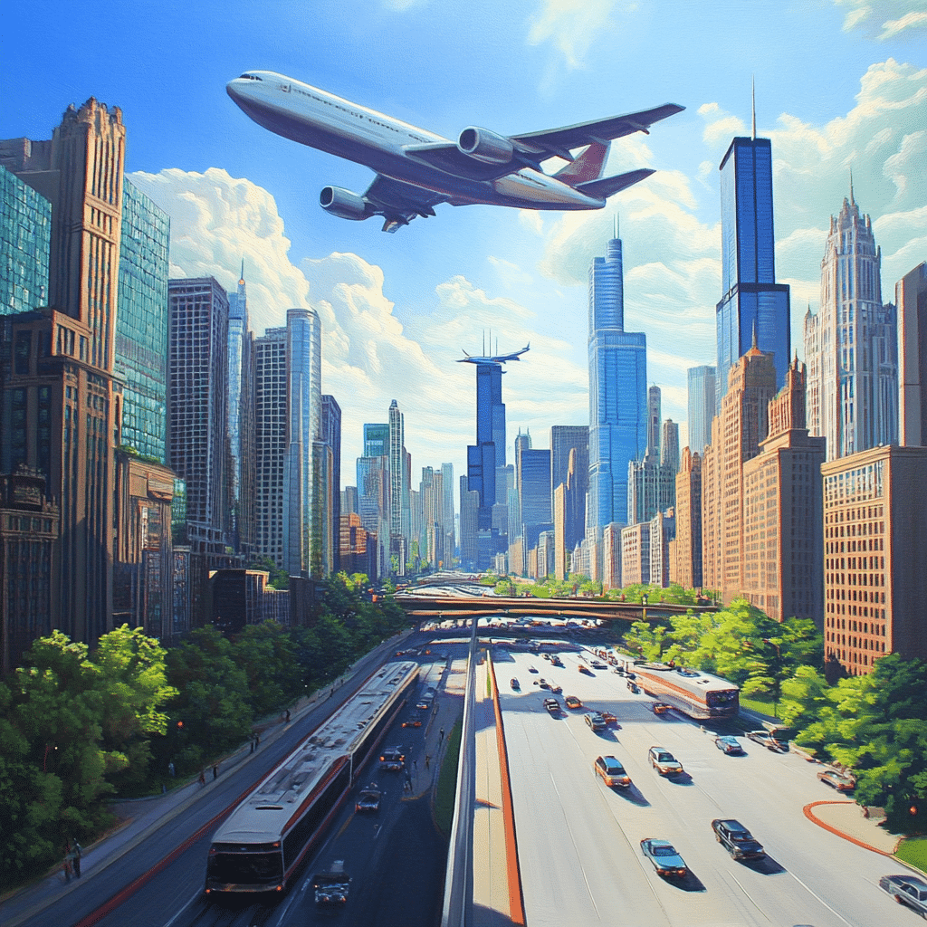 Flyover Chicago A Stunning Aerial View Of The City 2 Image 51072