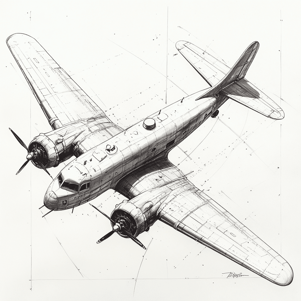 Avion Dibujo Captivating Illustrations Of Flight 1 Image 53499