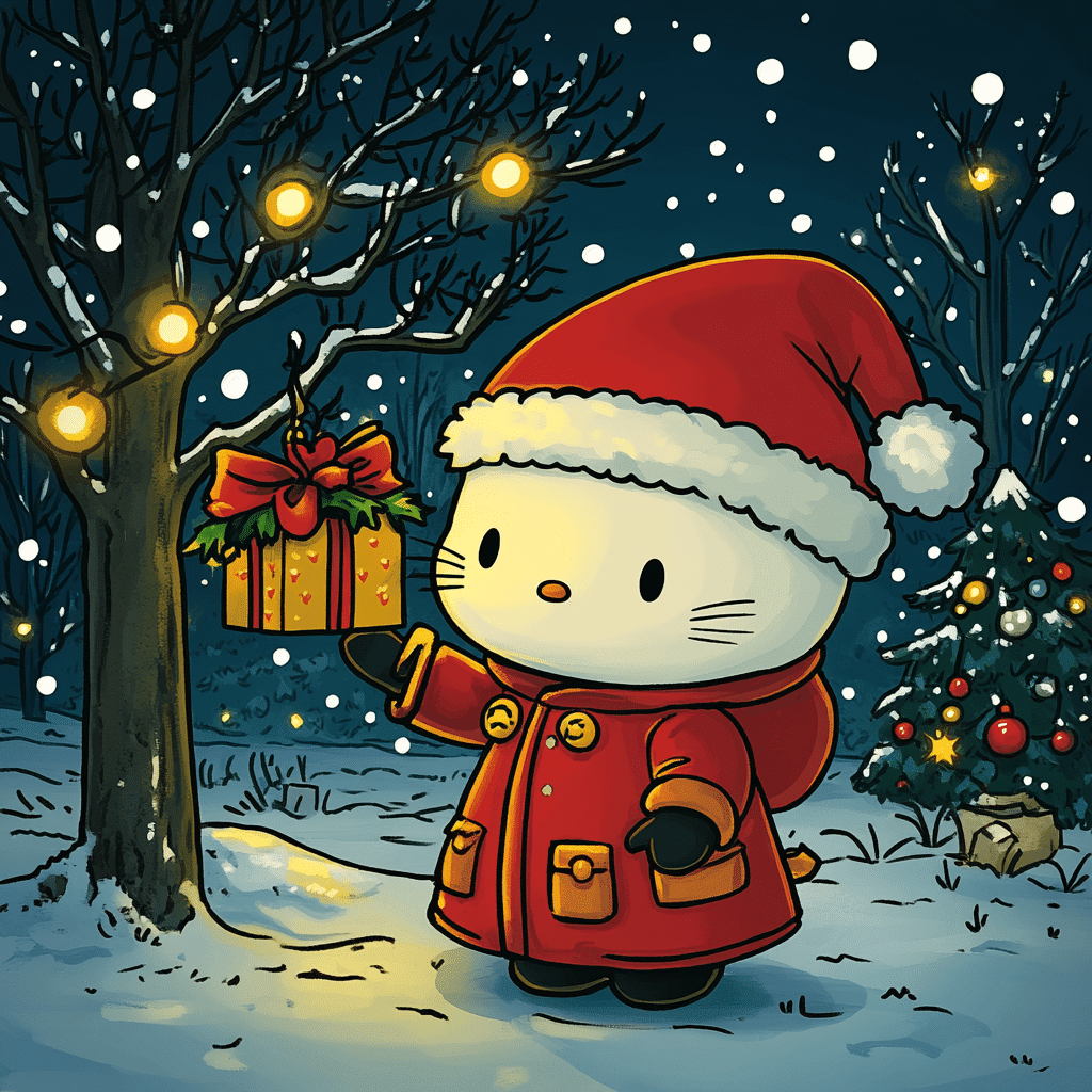 Hello Kitty Christmas Celebrates Magical Holiday Joy 1 Image 51249