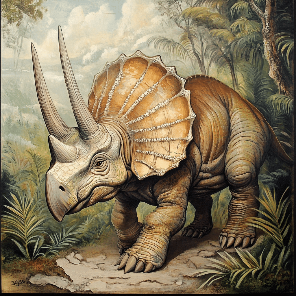 Triceratops The Mighty Dinosaur With Three Horns 1 Image 58812