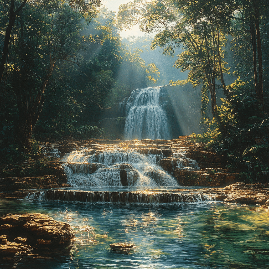 Agua Azul Waterfalls A Stunning Natural Wonder 2 Image 53822