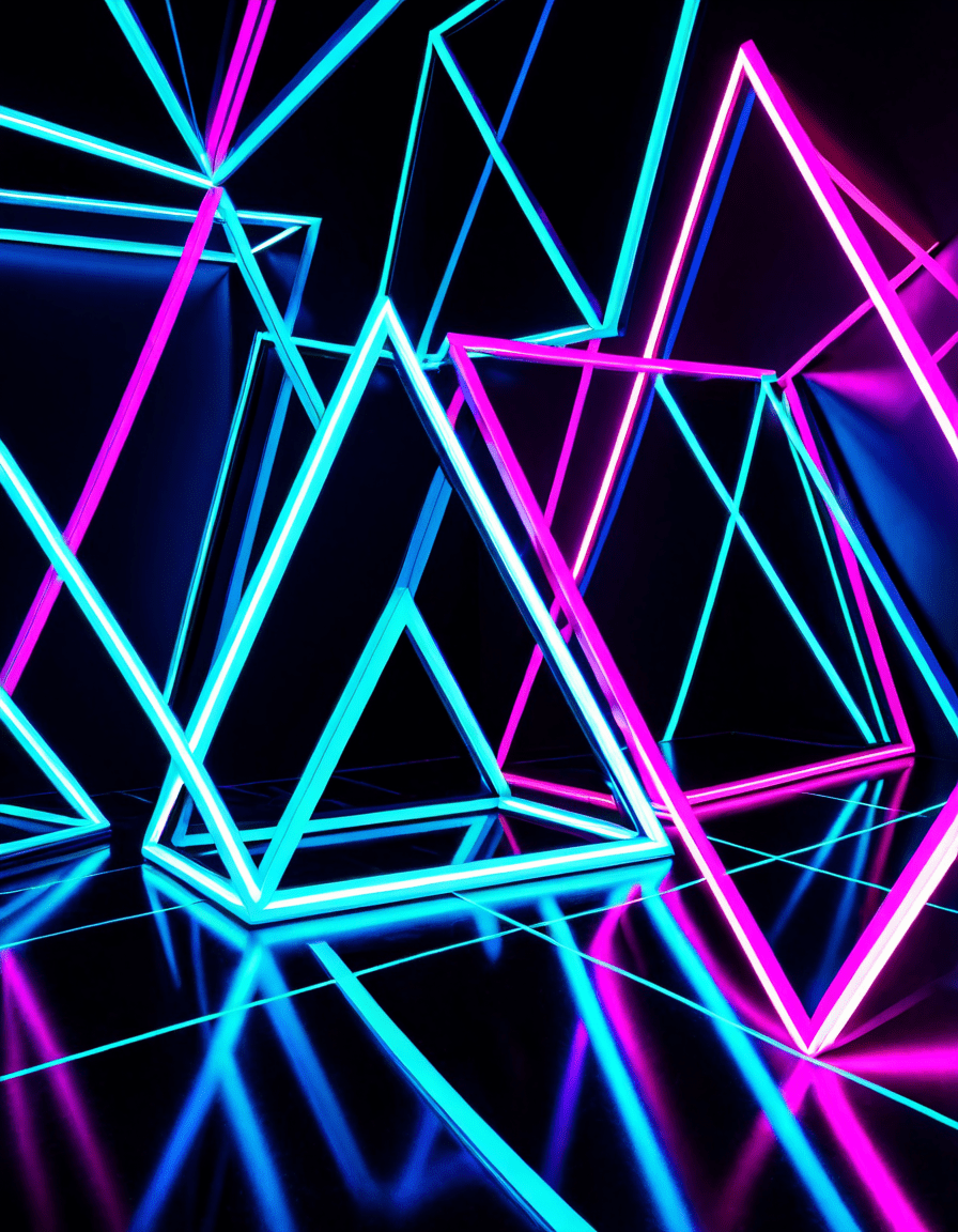 fondos de pantalla negro neon