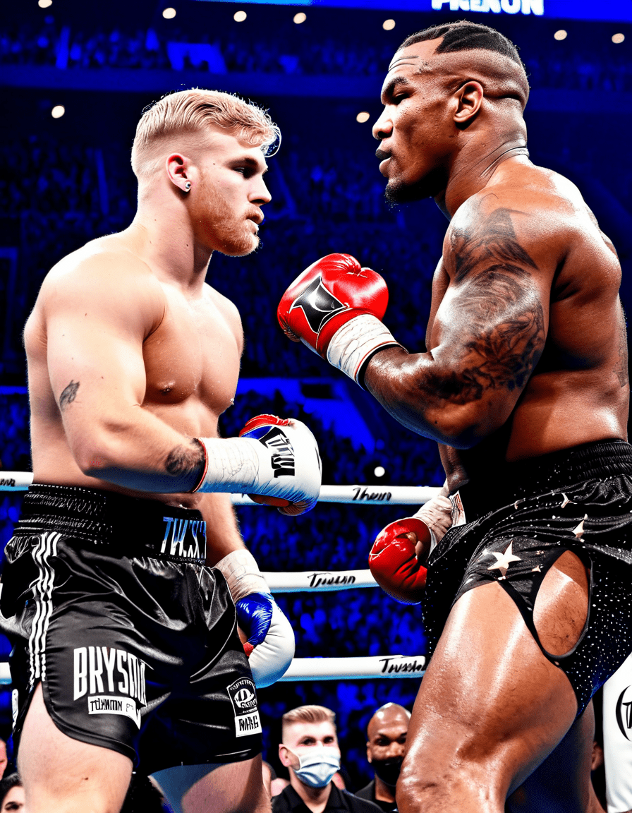 Jake Paul Mike Tyson Clash Of Titans In Boxing History 1 Image 82098