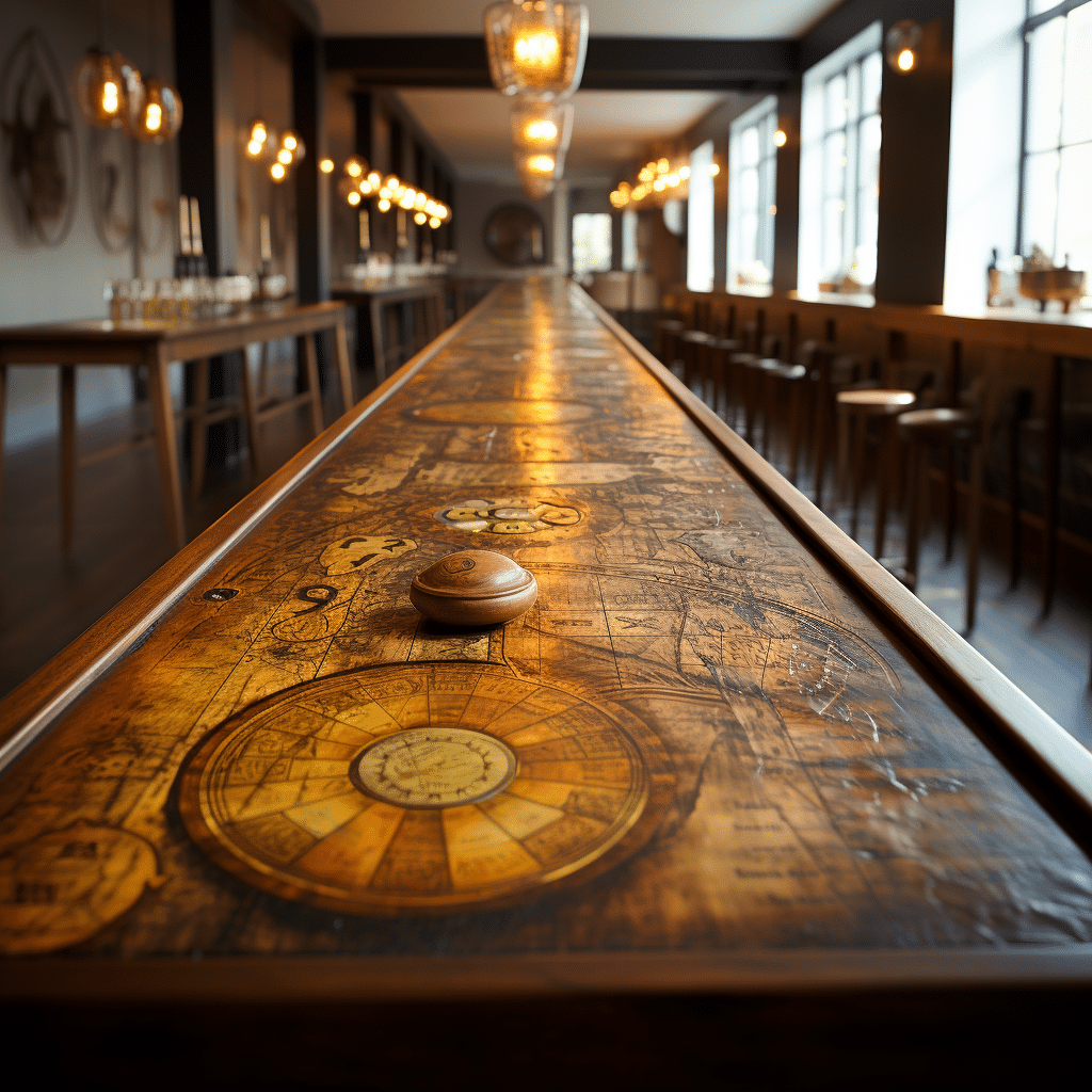 Shuffle Board Table