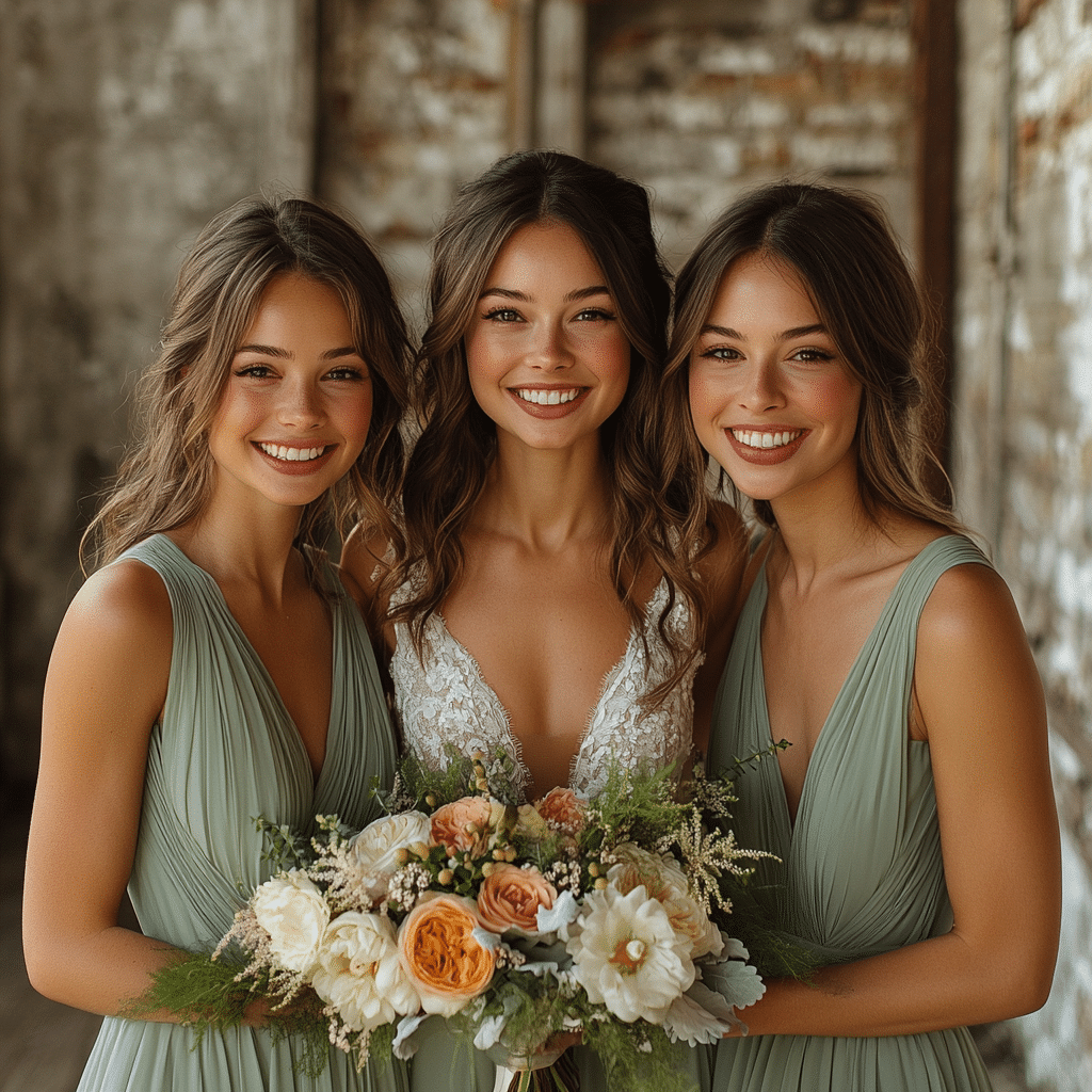Sage Green Bridesmaid Dresses