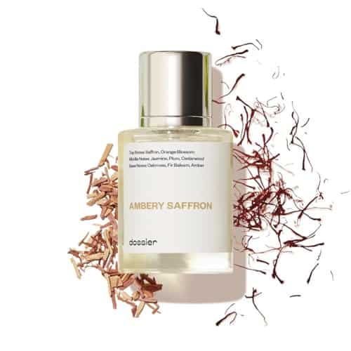 Dossier Ambery Saffron Fl Oz (ml) Eau de Parfum Inspired by B.accarat R.ouge Vegan, Unisex Perfume Spray