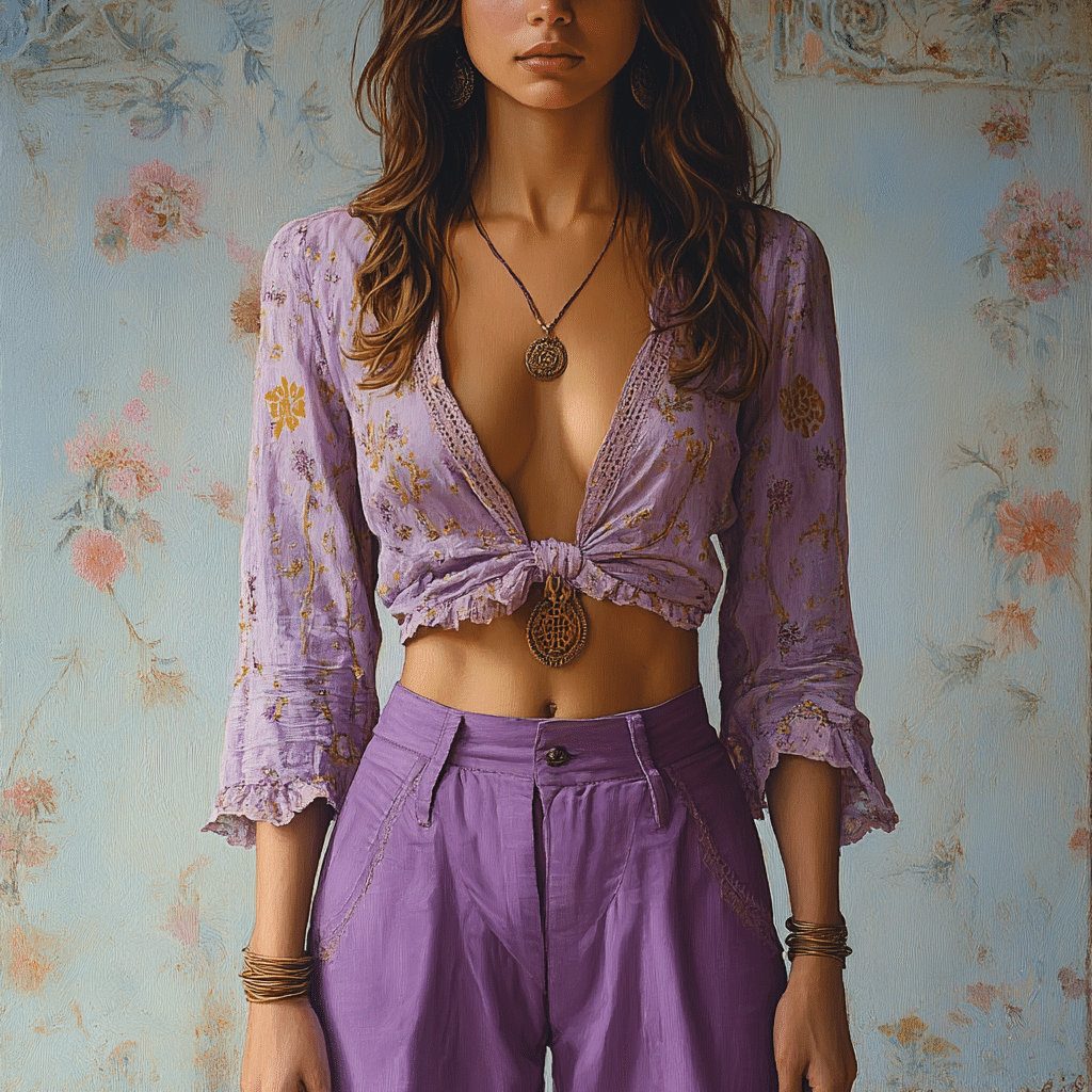 purple pants