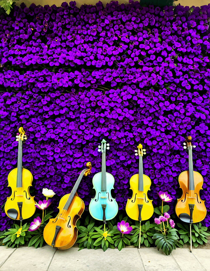 flores moradas